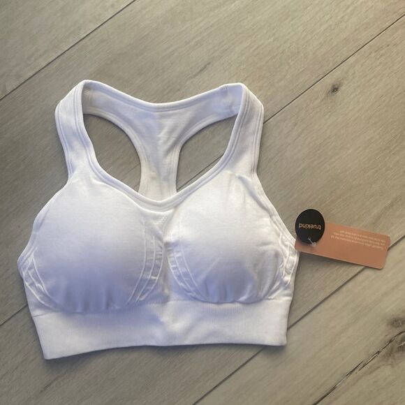 Truekind® Reactive Sports Bra - White, Medium‎ NWT - Picture 2 of 4